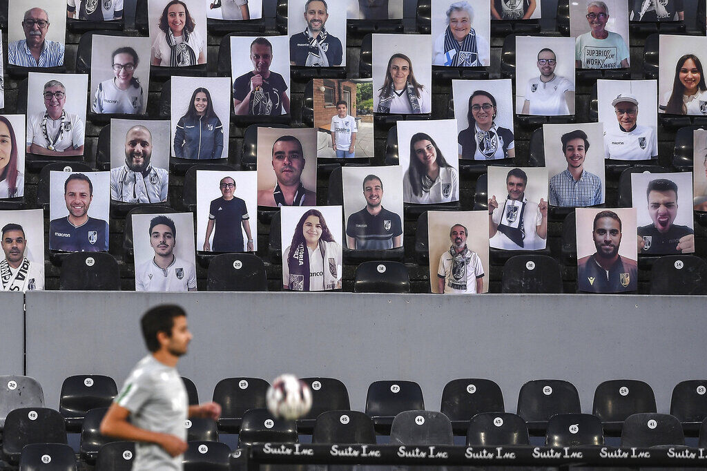 APTOPIX Virus Outbreak Portugal Soccer